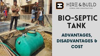 Bio septic tank installationSeptic tank Vs Bio septic tankநன்மைகள் மற்றும் தீமைகள் with cost [upl. by Ahsemrac]