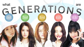 what are quotgenerationsquot in kpop [upl. by Millham]