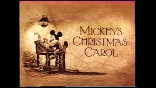 Opening to WHAT IF Mickeys Christmas CarolRobin Hood Double Feature 1992 VHS [upl. by Hesther]