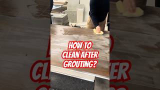 How to Clean Your Tiles Perfectly After Grouting  Pro Tip Revealed [upl. by Siegel]