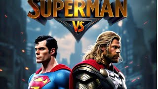 Superman Vs Thor  Marvel Studio [upl. by Dex]