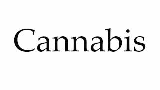 How to Pronounce Cannabis [upl. by Sucirdor]