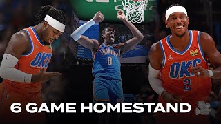 Our Best Shots from the 6 Game Homestand 🎥  OKC Thunder [upl. by Mount]