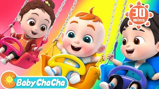 Play Safe at the Playground  Playground Song  More Baby ChaCha Nursery Rhymes amp Kids Songs [upl. by Lehman483]