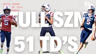 Talis Payne Full Season HL  2029 Dual Threat [upl. by Yemorej]