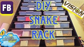 How to build a pvc snake rack cheap fast and easy Do It Yourself [upl. by Anaderol]