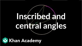 Inscribed angle theorem proof  High School Geometry  High School Math  Khan Academy [upl. by Neened]