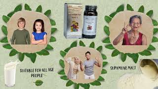 SUPAMUNE MALT I 400GM I AYURVEDIC I ENRICHED WITH SOYA PROTIEN amp NATURAL HERBS I ENERGY BOOSTER I [upl. by Namra890]