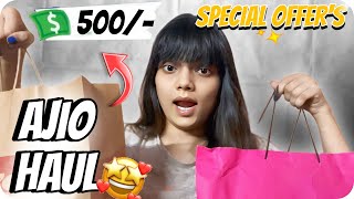 Sirf 500Rs Mai AJIO Se Shopping 😱  AJIO Shopping App  Lifestylebear13 [upl. by Rorrys]