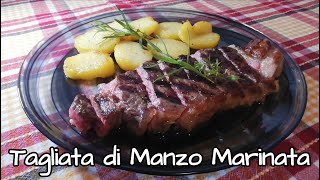 Tagliata di Manzo fatta in Casa con contorno di Patate Pianeta Carnivori Bontà Assoluta [upl. by Adnohrahs]