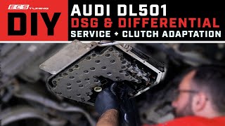 Audi DL501 S4S5S6S7RS5 DSG Service  Differential Service  VCDS Clutch Adaptation  DIY [upl. by Skricki500]