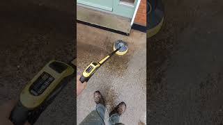 Karcher k4 with t5 patio cleaner attachment with patio cleaner liquid diy karcher patio home [upl. by Zaneski]