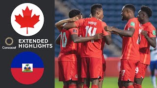 Canada vs Haiti Extended Highlights  Concacaf World Cup Qualifiers  CBS Sports Golazo [upl. by Meill36]