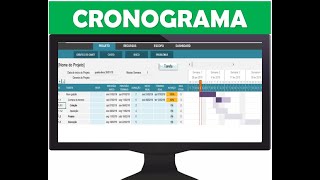 Planilha Controle Projetos Com Gráfico De Gantt Cronograma [upl. by Atinniuq]