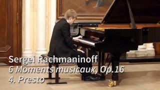 Rachmaninoff Musical moment in E Minor op16 No4  Dmytro Choni piano [upl. by Hodgson]