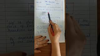 Coefficient of Limiting Friction class11 physics cbse cbse neet jee [upl. by Akiehsat]