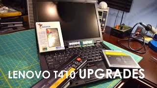 Lenovo Thinkpad T410 Upgrades and Benchmarks 500GB ADATA SSD 8GB DDR3 New Battery and More [upl. by Carita]