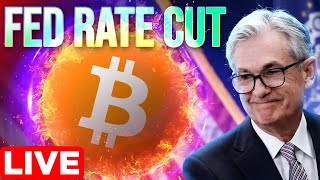 Fed Rate Cut vs Bitcoin🔴LIVE Jerome Powell Fed Meeting🚀 [upl. by Annay249]