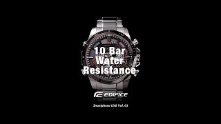 CASIO EDIFICE ECB800 10 bar water resistance [upl. by Etti]