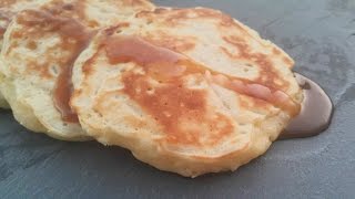 pancake au pommes بان كيك بالتفاح لذيذ و سهل [upl. by Bechler]