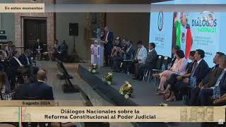 Diálogos Nacionales para la Reforma del Poder Judicial con el tema Defensoría de oficio [upl. by Ailedamla]