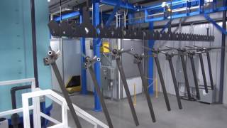 Powder Coating System  Fully Automated and Custom [upl. by Champagne]