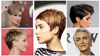 Elegant and classy short haircuts pixie haircuts for women most Popular haircuts for western ladies [upl. by Uol]