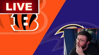 BENGALS FAN LIVE REACTS TO BENGALS VS RAVENS PLAY BY PLAY [upl. by Airual]