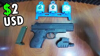 A solo 💲2 USD 😍❗️ ▬ Jugar Airsoft MUY BARATO ▬ Juguete REALISTA [upl. by Ocirderf]