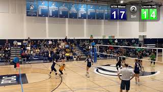 High Tech High Mesa vs Lincoln High Varsity Girls Volleyball CIF Div 4 finals 11924 set 2 of 5 [upl. by Aietal821]