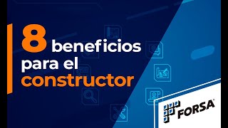 8 beneficios FORSA para construir con mayor rentabilidad [upl. by Erlina805]