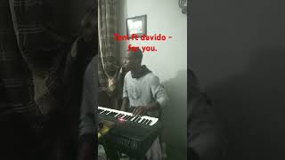 Teni ft Davido  for you afrobeat music keyboardist [upl. by Julianna]