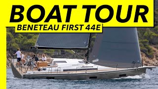 Beneteau First 44e  Recyclable prototype electric boat from the French giant  Yachting Monthly [upl. by Ritz]