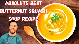 Butternut Squash Soup With Coconut Milk [upl. by Kcirad]