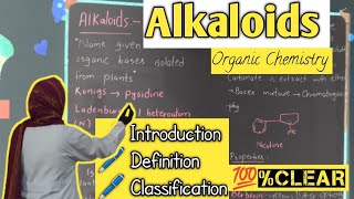 Alkaloids msc chemistry  Introduction  Definition  Structure Elucidation organicchemistry [upl. by Morganstein779]