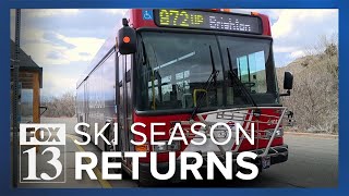 Ski bus service to Cottonwood Canyons starts Sunday [upl. by Lerud]