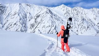 ONE RUN OUT THE BACK  HAPPO ONE  Hakuba Japan [upl. by Eeniffar]