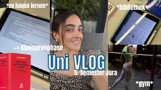 Uni Vlog Jura Studium 5 Semester Date Night Lernen LernroutineGymproductive day in my life [upl. by Bakemeier]