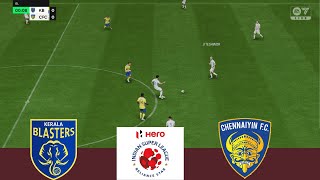 🔴LIVE  KERALA BLASTERS FC vs CHENNAIYIN FC LIVE  ISL 202425  Watch Along [upl. by Hadihahs]