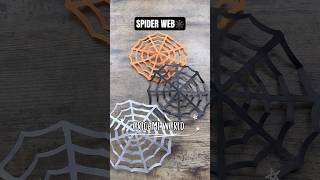 ORIGAMI SPIDER WEB HALLOWEEN CRAFT TUTORIAL  HOW TO MAKE SPIDER WEB FROM PAPER EASY ORIGAMI WORLD [upl. by Gianni]