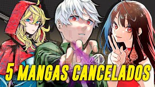 5 MANGAS SHONEN PROMETEDORES CANCELADOS POR LA JUMP [upl. by Nbi]