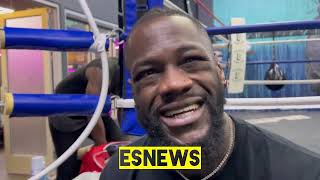 Wilder in amazing shape reaction to fury pulling out of usyk fight talks Crawford vs Canelo fight [upl. by Eldwon605]