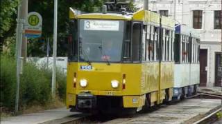 HD Straßenbahn  Tram der VGG in Görlitz  ČKD Tatra KT4D [upl. by Scharff]