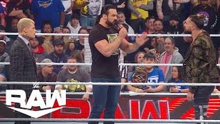 Drew McIntyre Ruins Cody Rhodes and Seth Rollins Pow Wow  WWE Raw Highlights 2524  WWE on USA [upl. by Onihc]