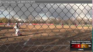 Tanagers Softball at Dell Rapids Quarriers [upl. by Enairda124]