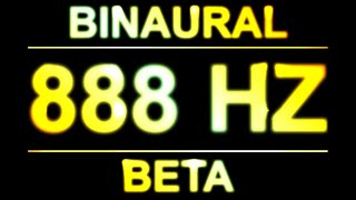 Pure 888hz Binaural Beats 🔊  8d  Beta [upl. by Heddie765]