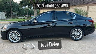 2019 Infiniti Q50 AWD  Test Drive [upl. by Maher]