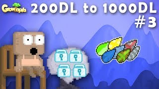 Growtopia  200DL to 1000DL 3  Tons RSP Seeds [upl. by Nonohcle405]