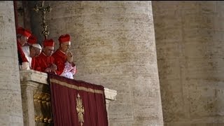 Conclave la fumata bianca lhabemus papam e lapparizione di Papa Francesco [upl. by Dyana888]