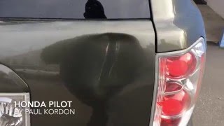 Deep Dent Repair on Honda Pilot by Paul Kordon Virginia [upl. by Pero993]